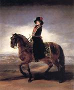 Francisco Goya Maria Luisa on Horseback oil painting reproduction